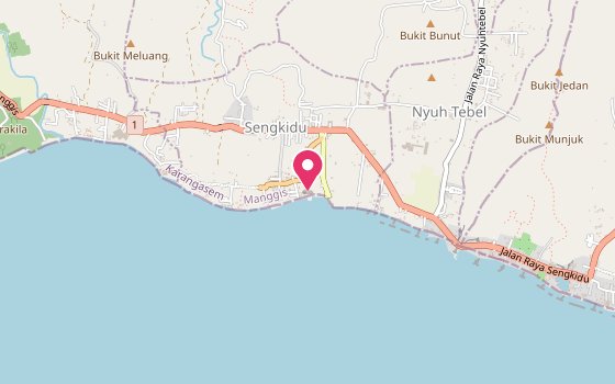 Kartenausschnitt: Lage von Candi Beach Resort and Spa