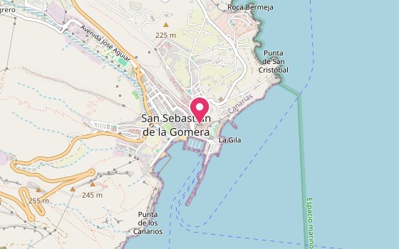 Kartenausschnitt: Lage von Hotel Parador Conde de la Gomera