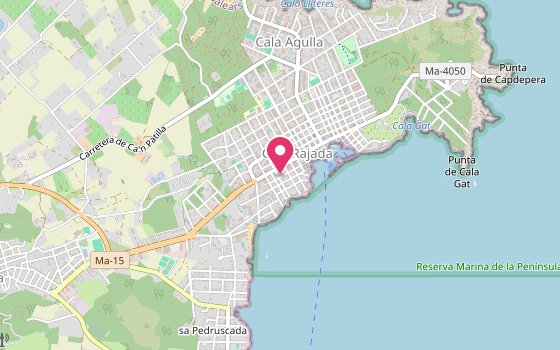 Kartenausschnitt: Lage von Hotel Baviera