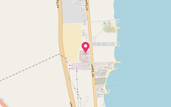 Kartenausschnitt: Lage von Pickalbatros Aqua Vista Resort - Hurghada