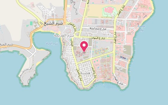 Kartenausschnitt: Lage von Pickalbatros Aqua Blu Resort - Sharm El Sheikh