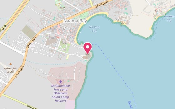 Kartenausschnitt: Lage von Stella Di Mare Beach Hotel & Spa, Sharm El Sheikh