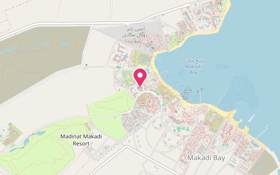 Kartenausschnitt: Lage von Jaz Makadi Gardens - TUI BLUE Makadi Gardens - Adults Friendly 16 Years Plus