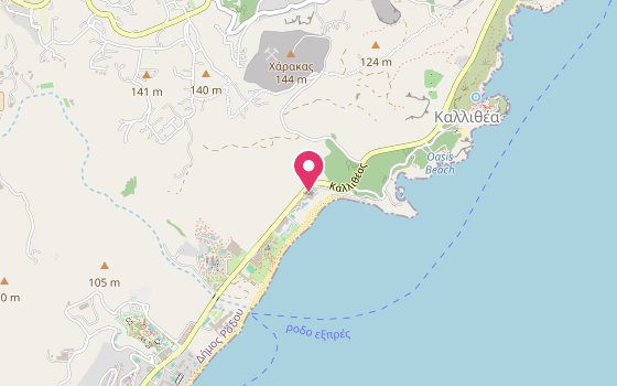 Kartenausschnitt: Lage von Elysium Resort & Spa Hotel