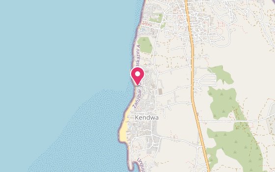Kartenausschnitt: Lage von Hotel Riu Palace Zanzibar