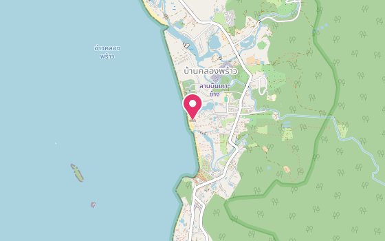 Kartenausschnitt: Lage von Barali Beach Resort Koh Chang