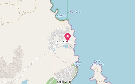 Kartenausschnitt: Lage von Resort Valle dell'Erica Thalasso & Spa