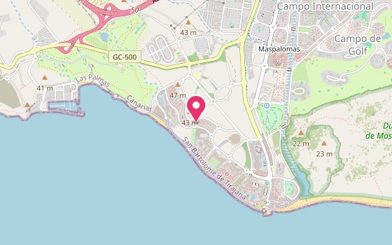 Kartenausschnitt: Lage von Caybeach Meloneras