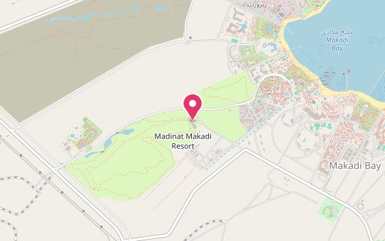 Kartenausschnitt: Lage von Steigenberger Makadi Hotel - Adults only