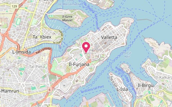Kartenausschnitt: Lage von The Phoenicia Malta