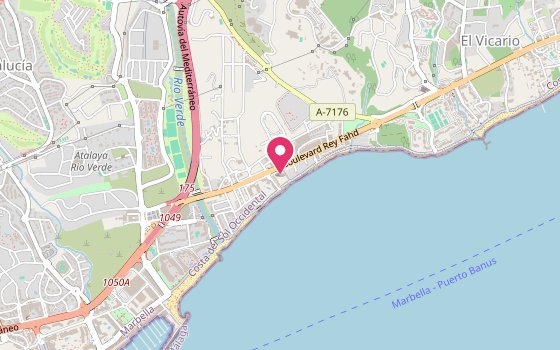 Kartenausschnitt: Lage von Iberostar Selection Marbella Coral Beach
