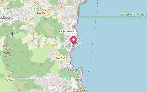 Kartenausschnitt: Lage von Grupotel Aguait Resort & Spa - Adults only