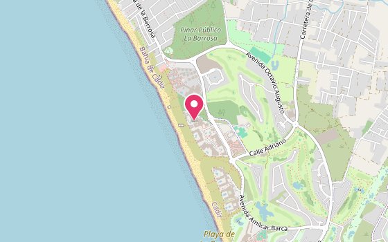 Kartenausschnitt: Lage von Hipotels Barrosa Park