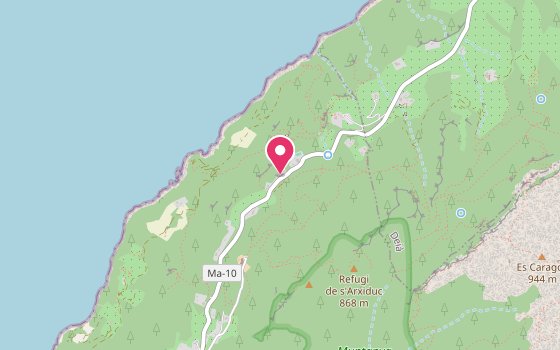 Kartenausschnitt: Lage von Bordoy Continental Valldemossa