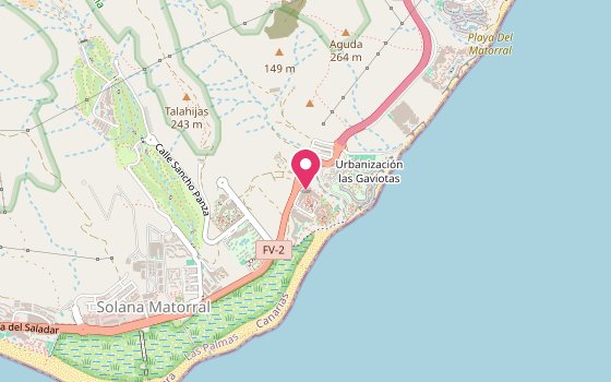 Kartenausschnitt: Lage von Iberostar Waves Gaviotas Park