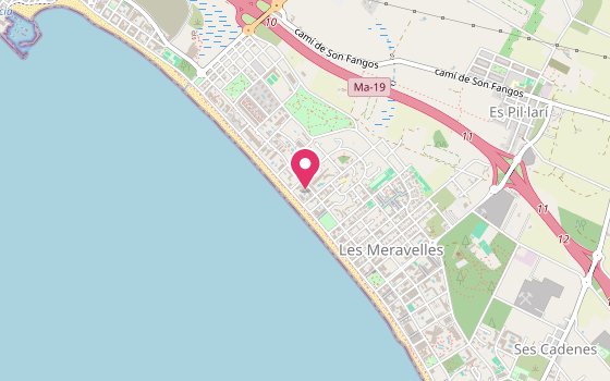 Kartenausschnitt: Lage von Iberostar Selection Playa de Palma