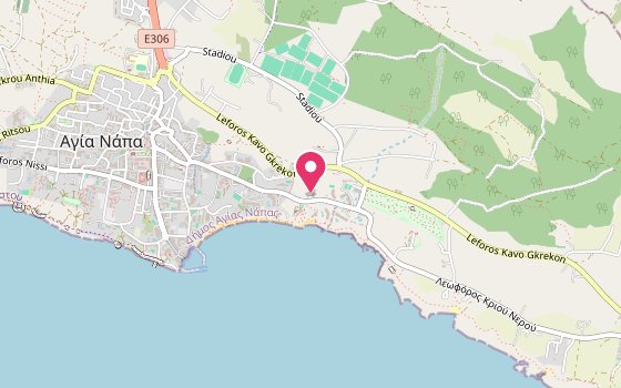 Kartenausschnitt: Lage von Napa Mermaid Hotel & Suites