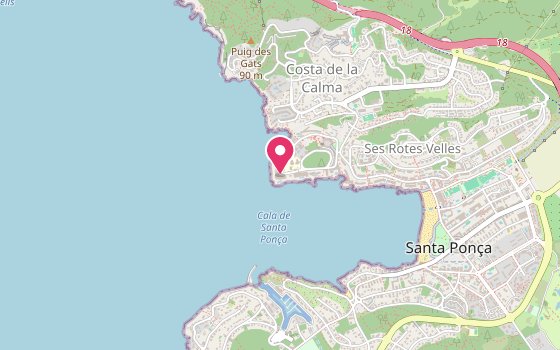 Kartenausschnitt: Lage von Sentido Fido Punta del Mar – Adults only