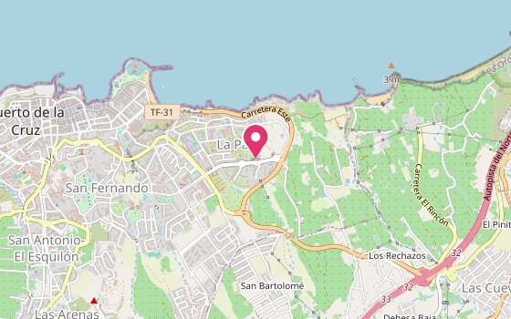 Kartenausschnitt: Lage von Hotel Riu Garoe