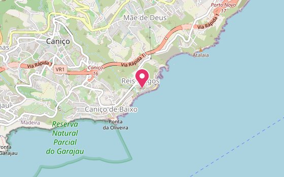 Kartenausschnitt: Lage von Hotel Riu Madeira