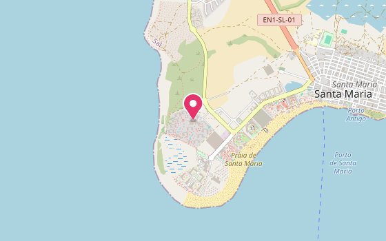 Kartenausschnitt: Lage von Hotel Riu Cabo Verde